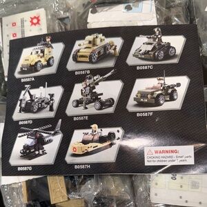 The Brick Armory 928 piece Military Building Block Set